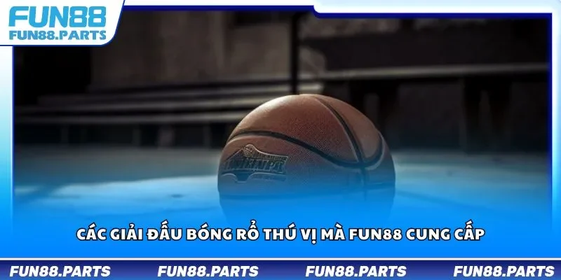 Các giải đấu bóng rổ thú vị mà Fun88 cung cấp